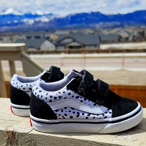 Old school toddler dalmatian VANS